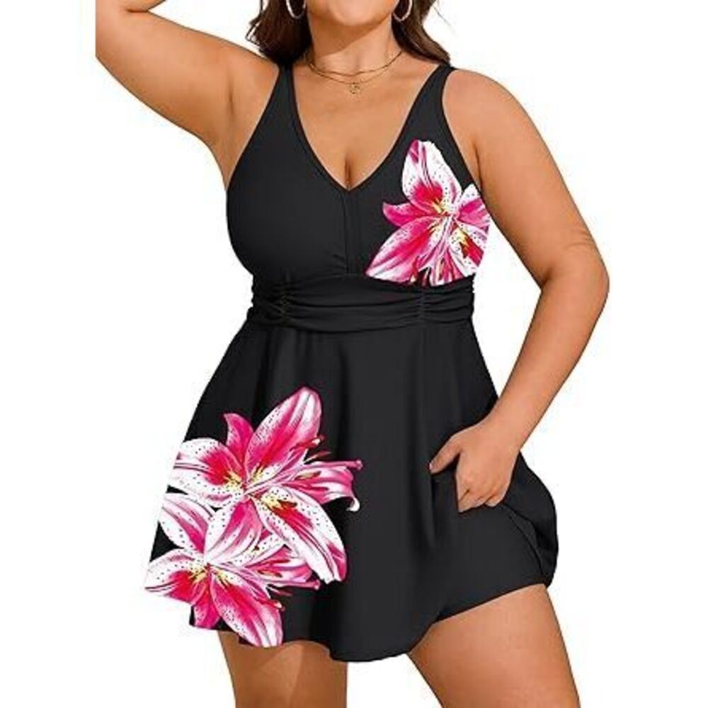 Swim Dress Swimming Suits For Women Plus Size Tankini Bathing Suits Swimwear